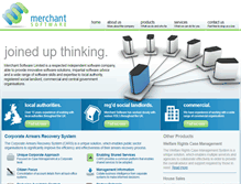 Tablet Screenshot of merchantsoftware.co.uk